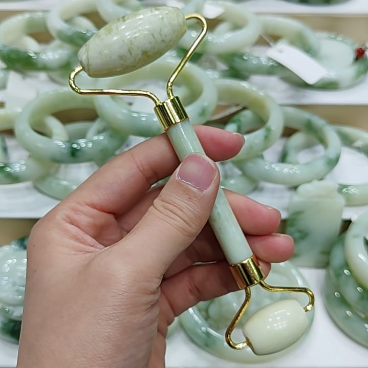 透闪石-蛇纹石玉手镯未镶嵌多样性发一个