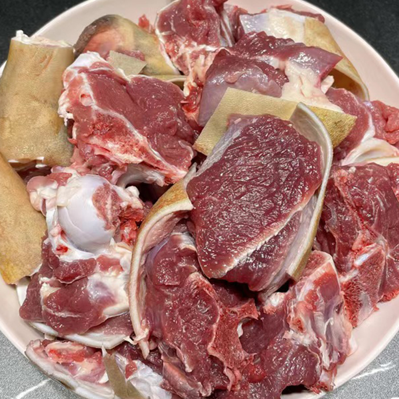 【空运运费补差】云南散养散放新鲜分割羊腿直播间现称改价不换不退