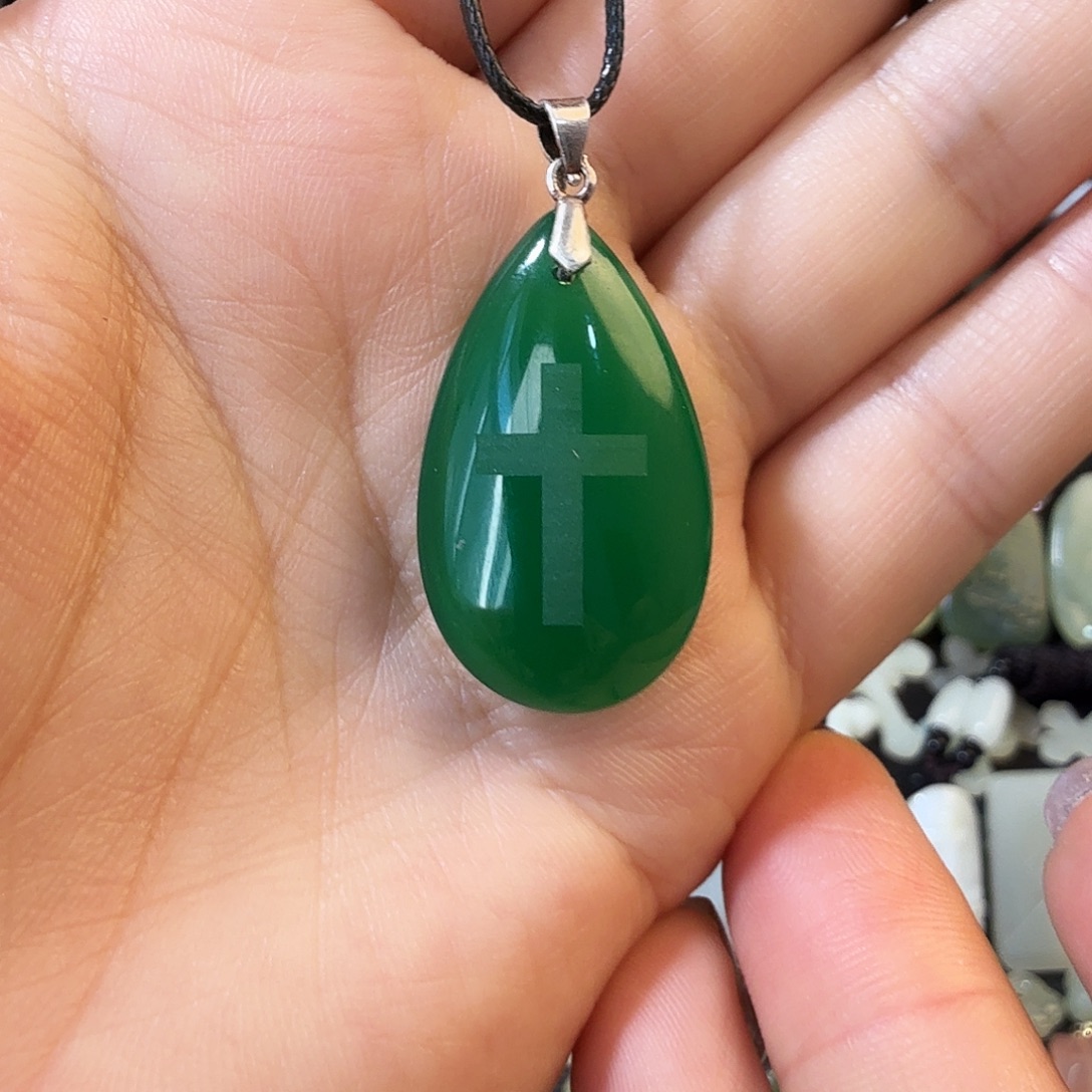 玛瑙/玉髓银S925镶嵌颈饰