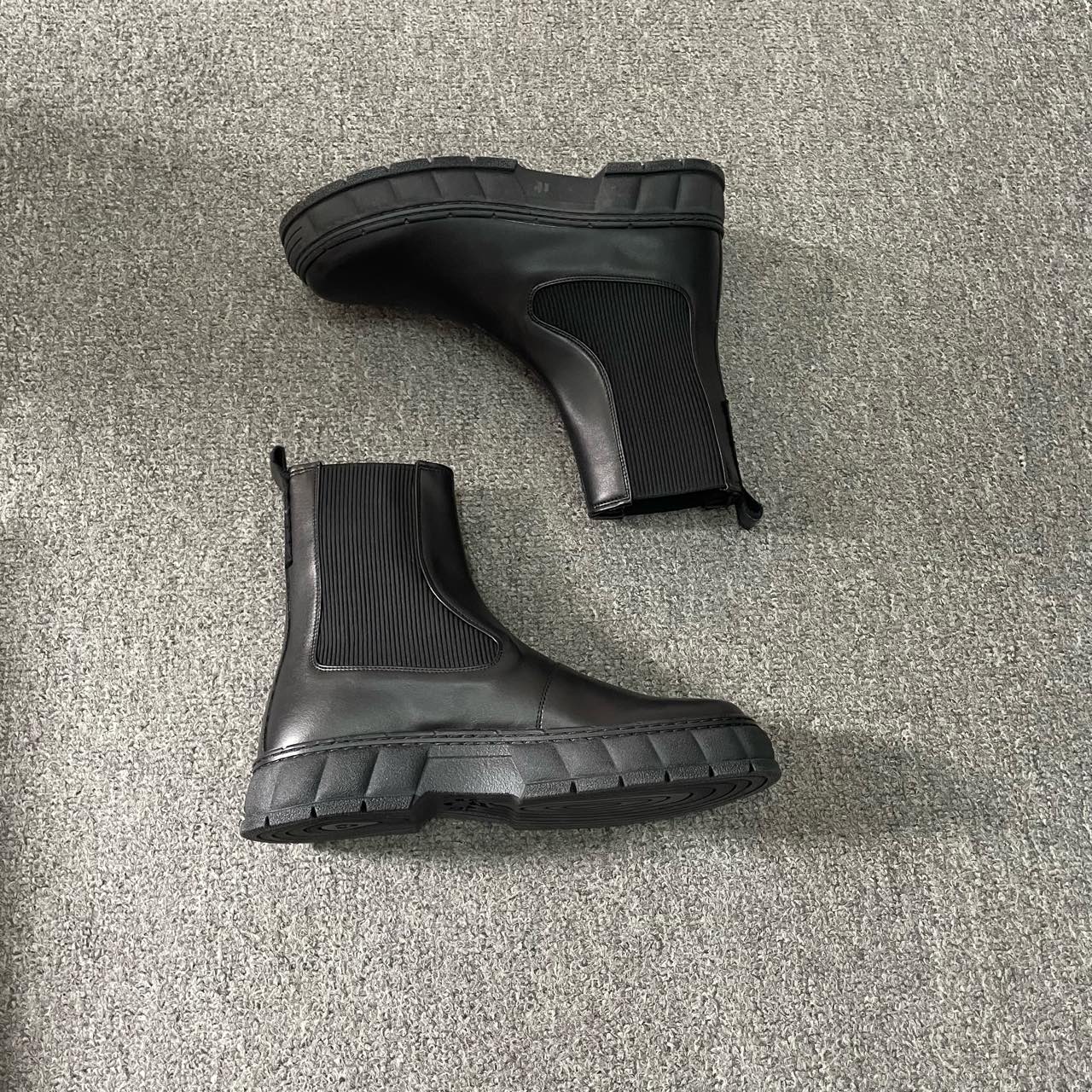 未使用 maje jp133 VIRON 黑色切尔西靴  
