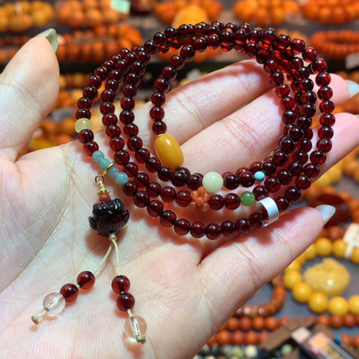 【闪购商品】未镶嵌血珀手链血珀手链