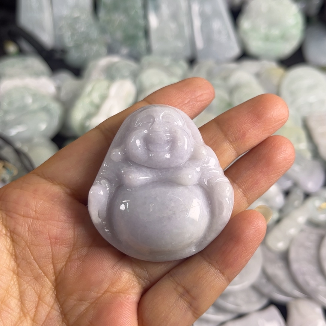 翡翠未镶嵌吊坠(不含链)瑕疵