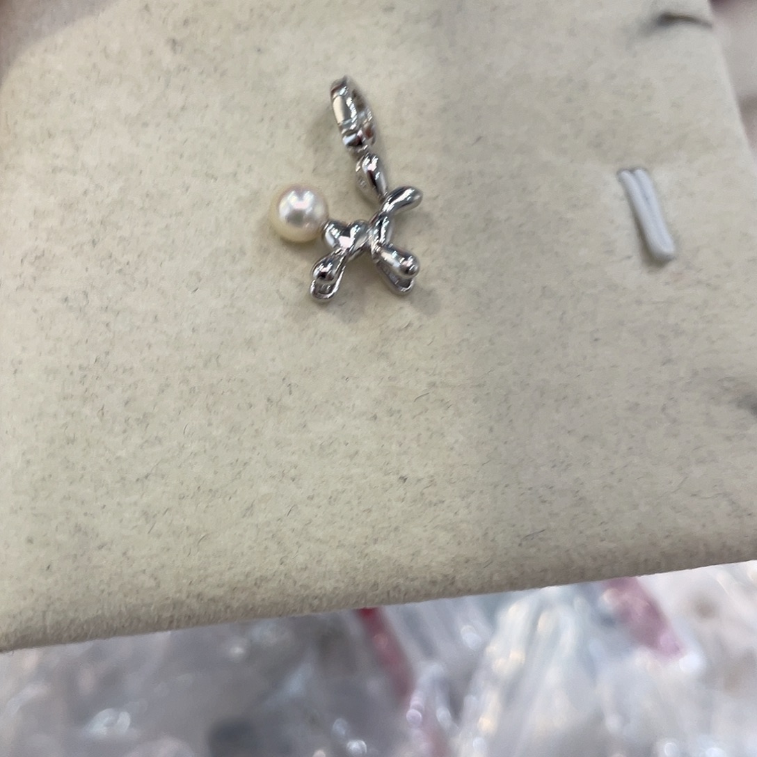 吊坠(不含链)银S925镶嵌海水珍珠