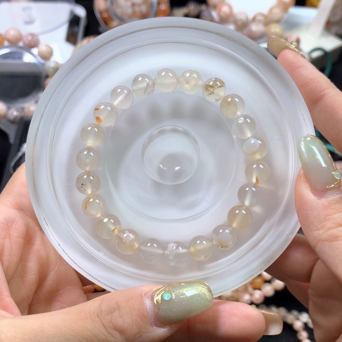 玛瑙/玉髓项圈未镶嵌卡8➕