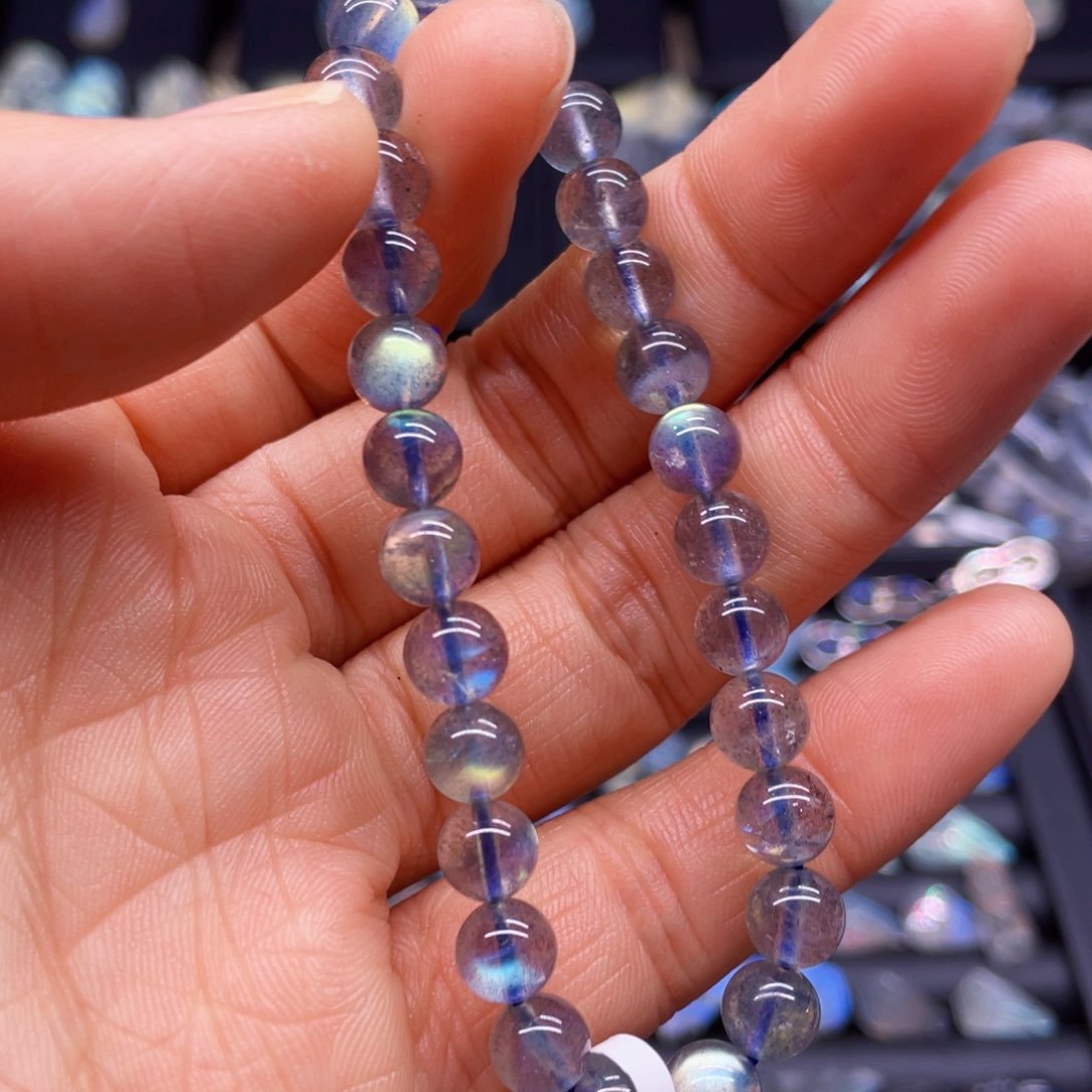 长石手串未镶嵌6.8左右