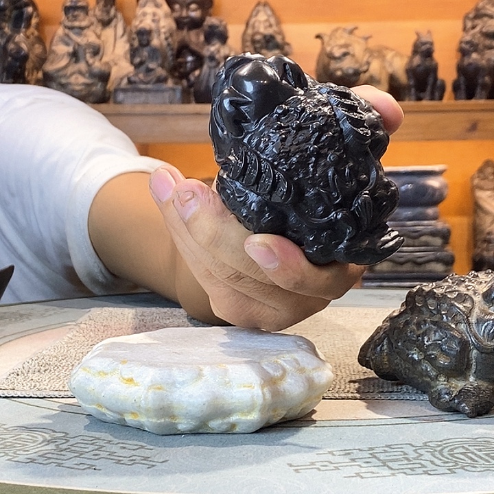 西安石陕西黑青石金蝉