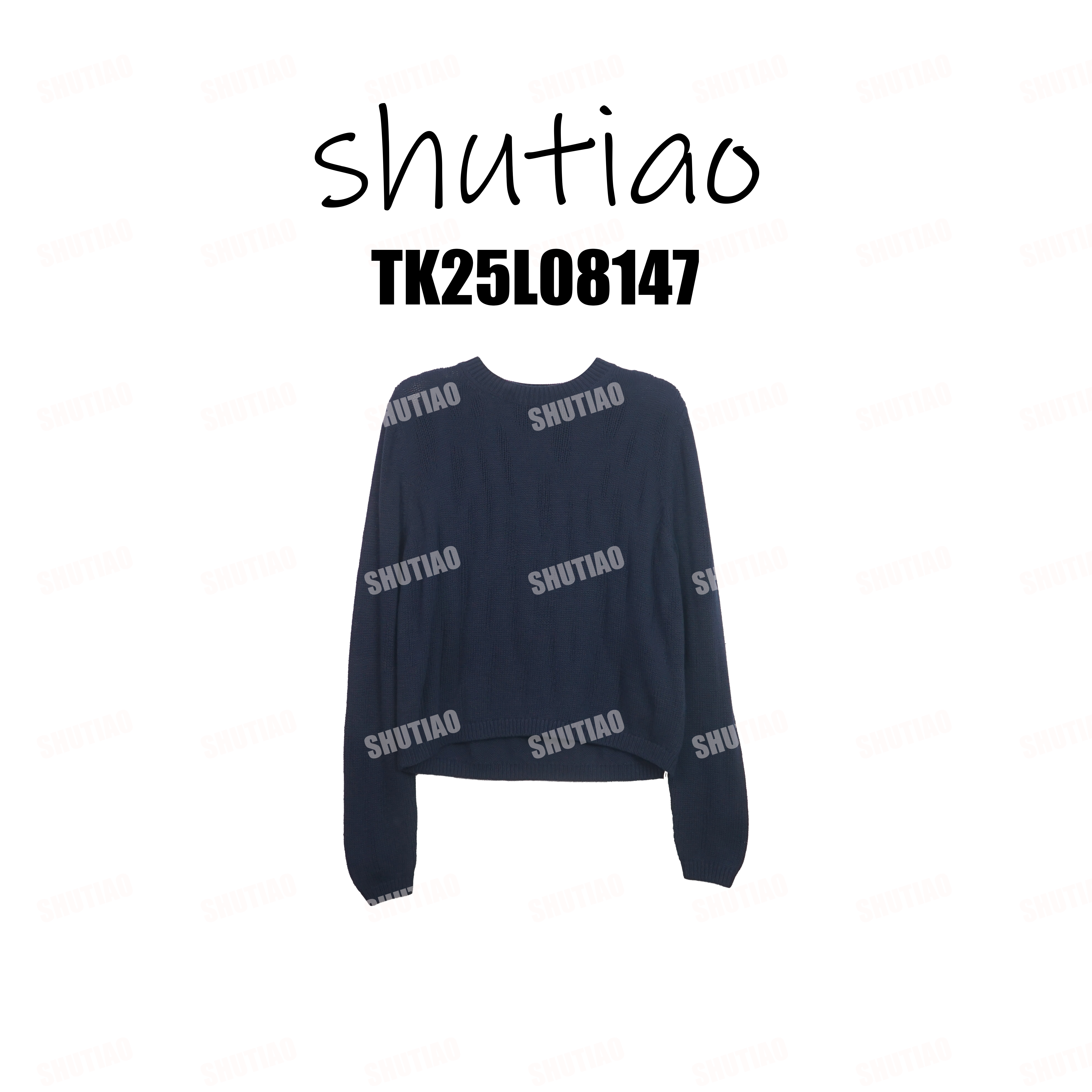【SHUTIAO】2025冬季：新款小众设计款毛衣TK25L08147