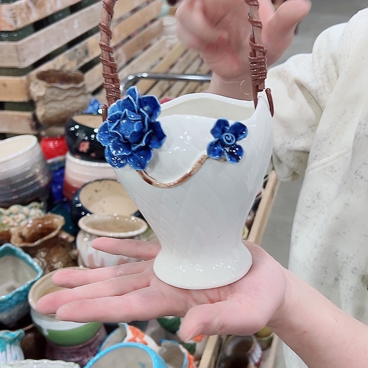 有孔，凑单福利满10元发货陶瓷多肉花盆！