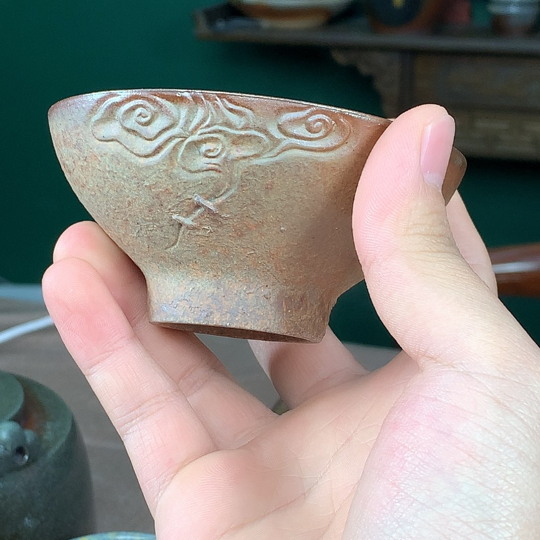 紫砂柴烧纯自然柴烧