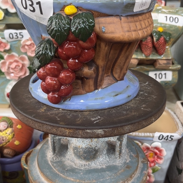 紫砂花盆粗陶材质多肉花盆