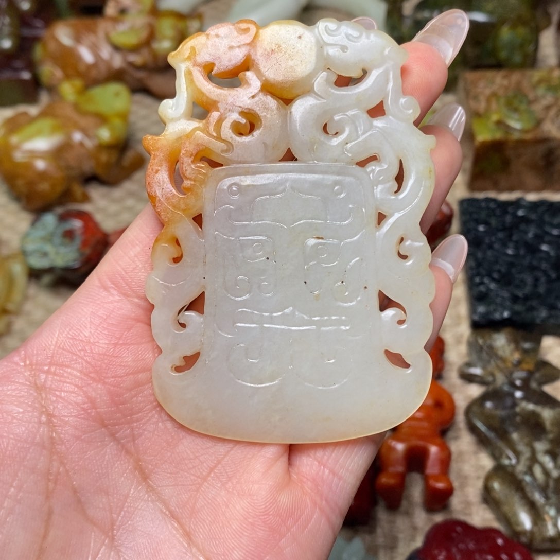 白玉菩提吊坠白玉菩提白玉菩提摆件