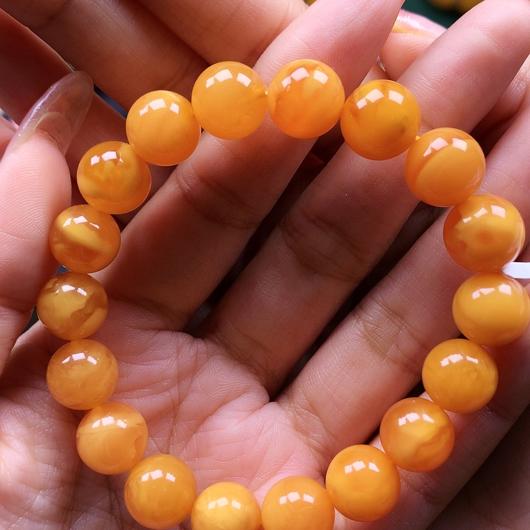 蜜蜡手链未镶嵌快****天手串