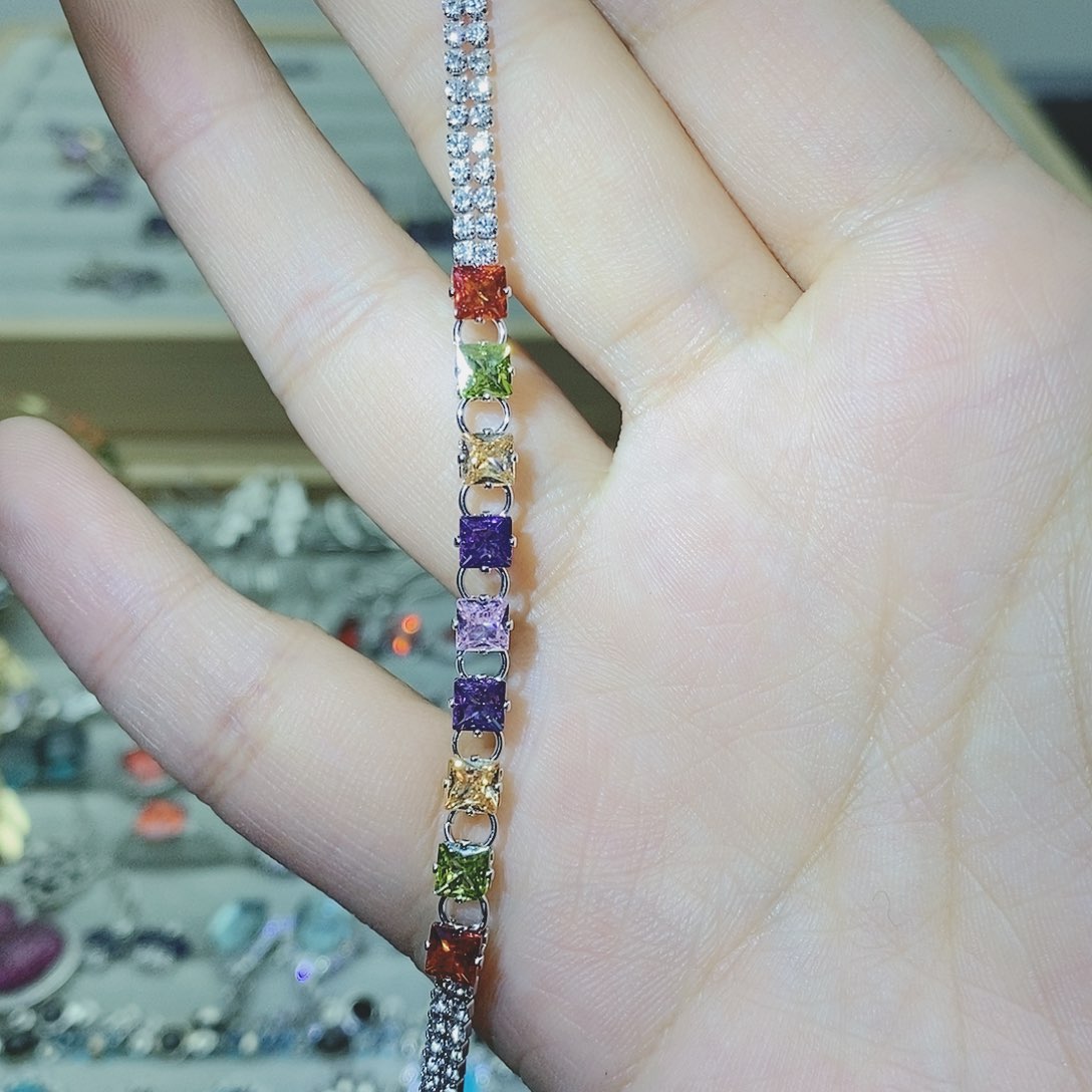 【闪购商品】托帕石耳饰银S925镶嵌