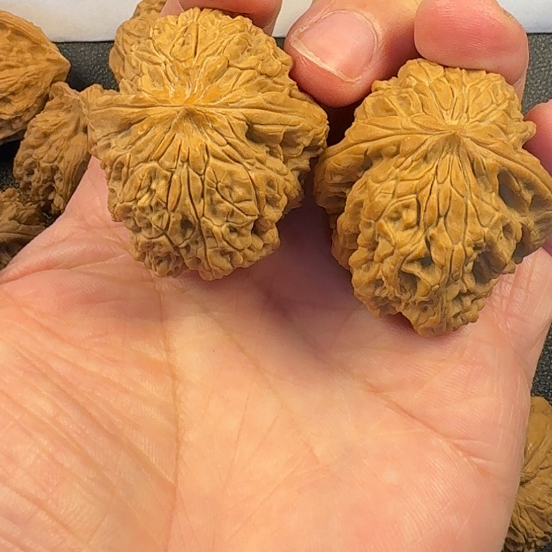 瓜***农文玩核桃吊坠暴雪野牛