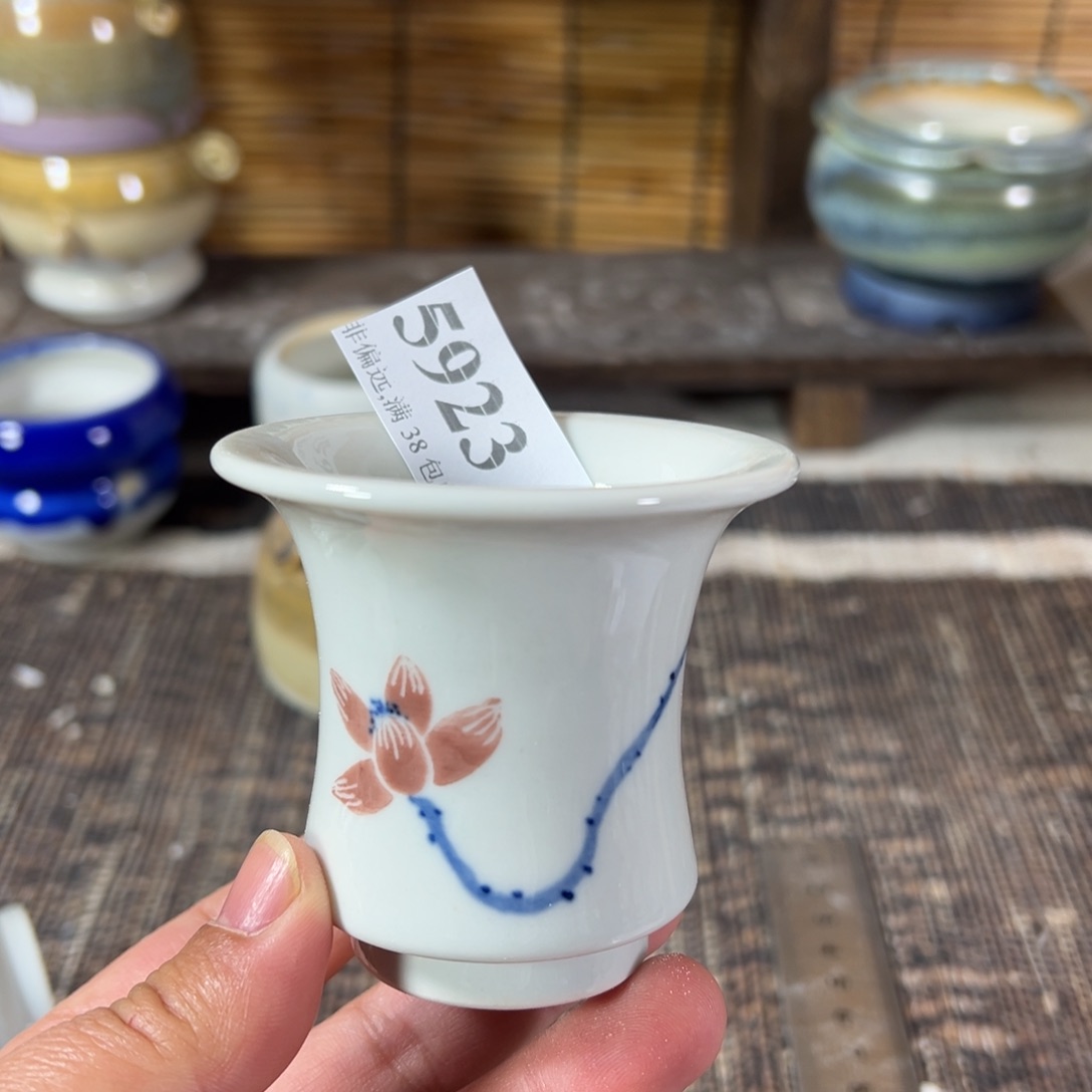 陶瓷景德镇手工花盆