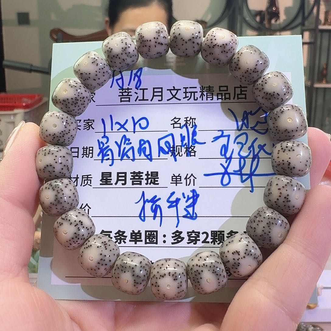 星月菩提手串星月菩提海南同枝果A18