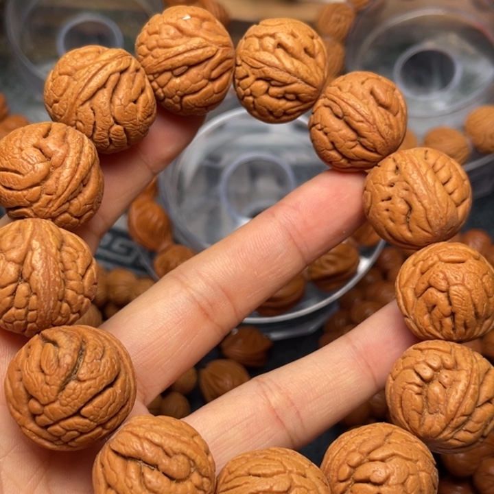 桃核手串龙纹桃核4