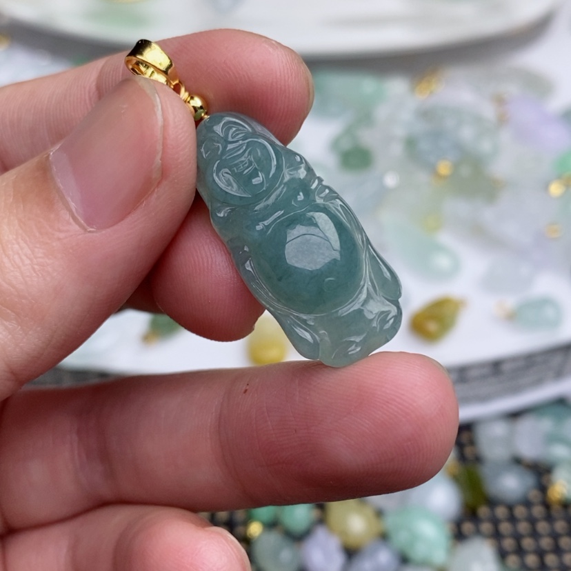 【闪购商品】翡翠吊坠(不含链)未镶嵌站佛