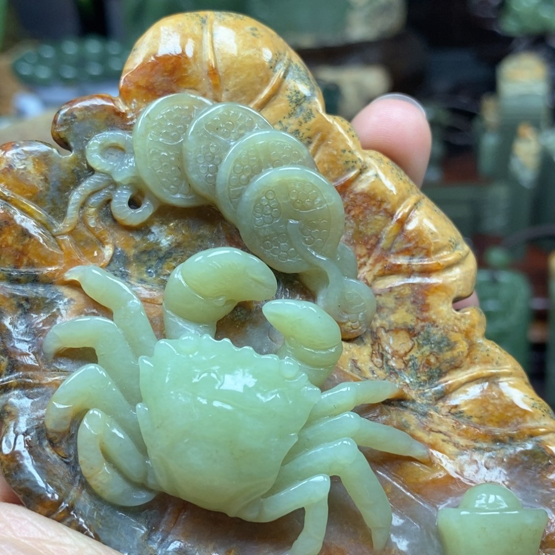 岫岩河磨玉（透闪石质玉）未镶嵌把件