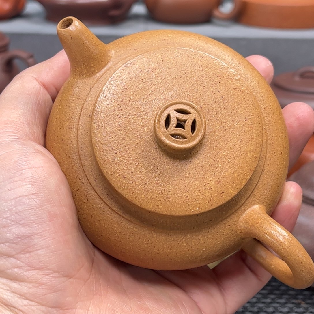 紫砂茶壶紫砂艺术茶具套装黄金段