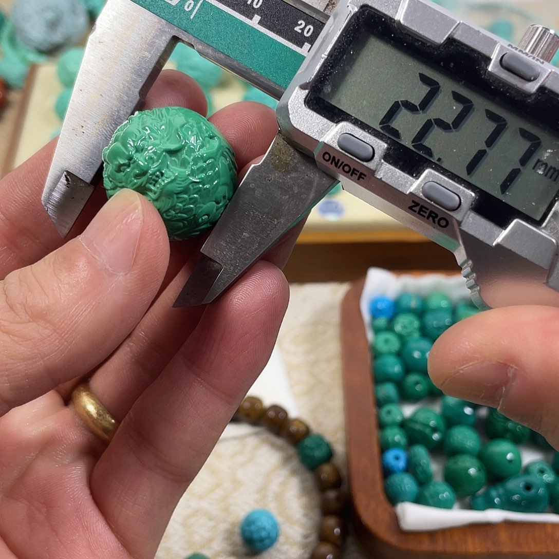 手工雕刻配饰配珠尺寸22