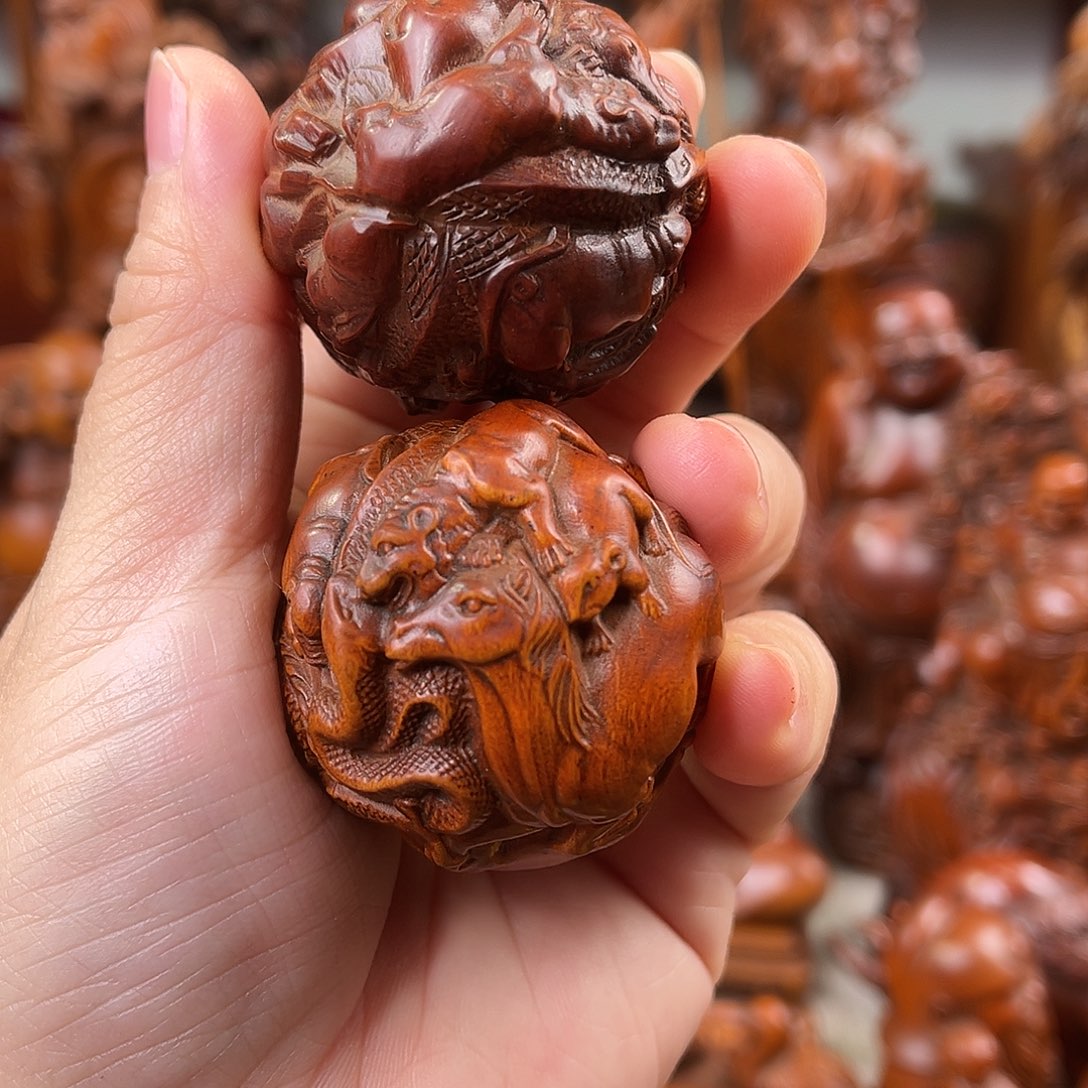 黄杨木黄杨木雕刻4.5厘米