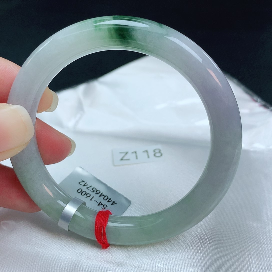 翡翠手镯未镶嵌缅甸天然A货翡翠手镯