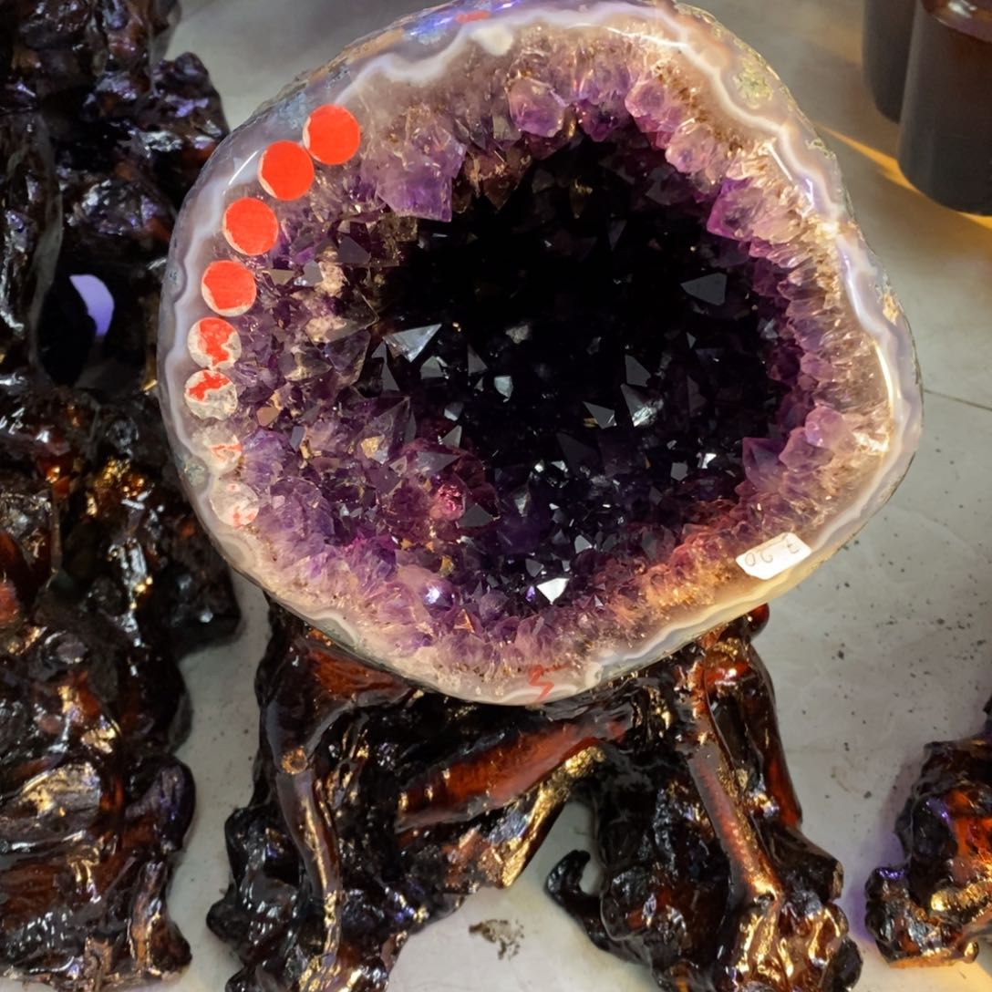 水晶摆件婷未镶嵌