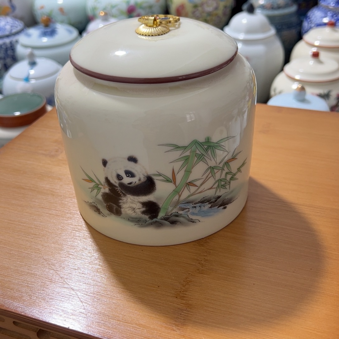高端茶叶罐陶瓷茶具