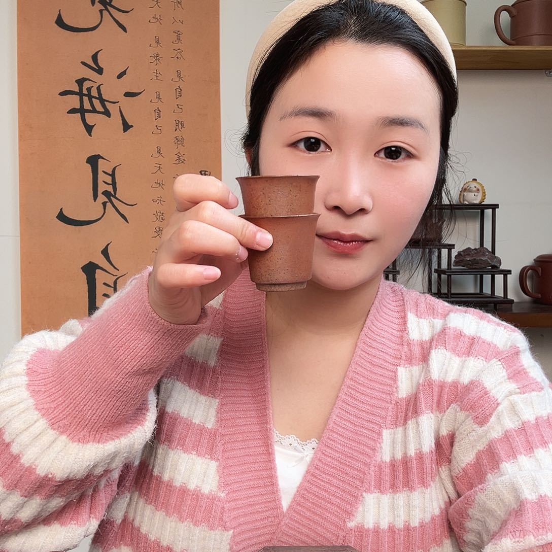 茶杯紫砂宾**归紫砂主人杯古法柴烧