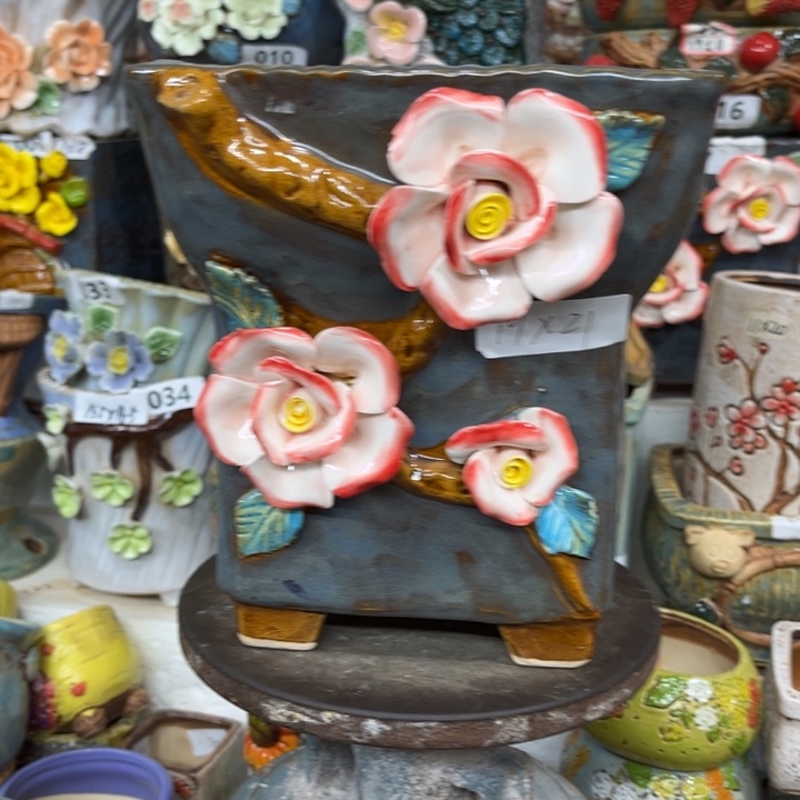 紫砂花盆粗陶材质多肉花盆