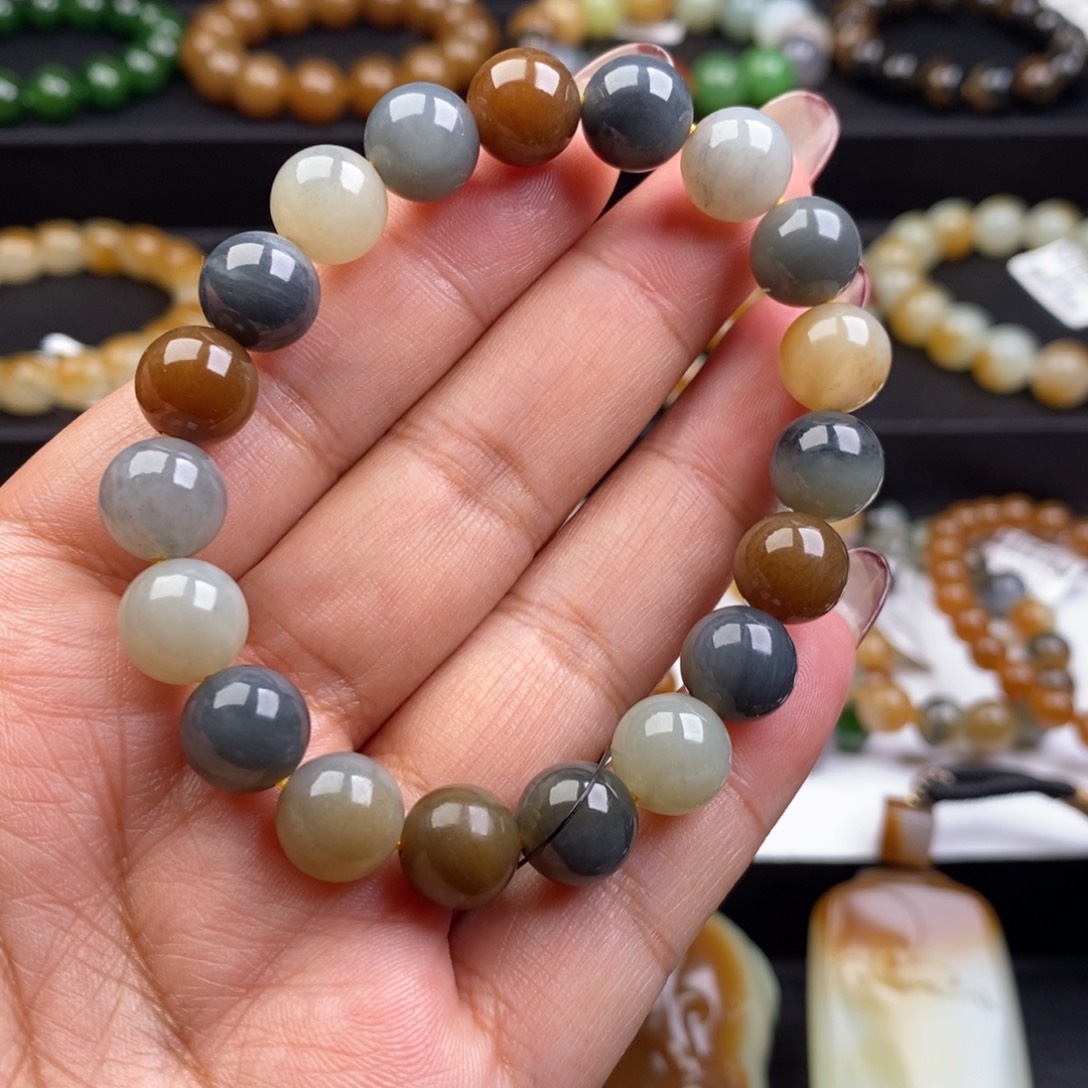 和田玉未镶嵌手链