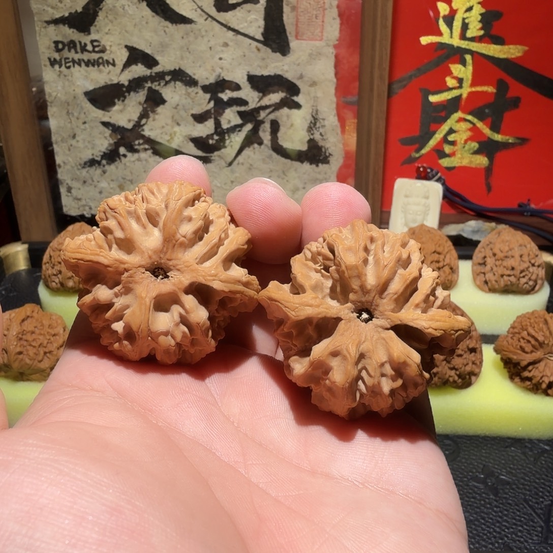 文玩核桃把件47苹果园