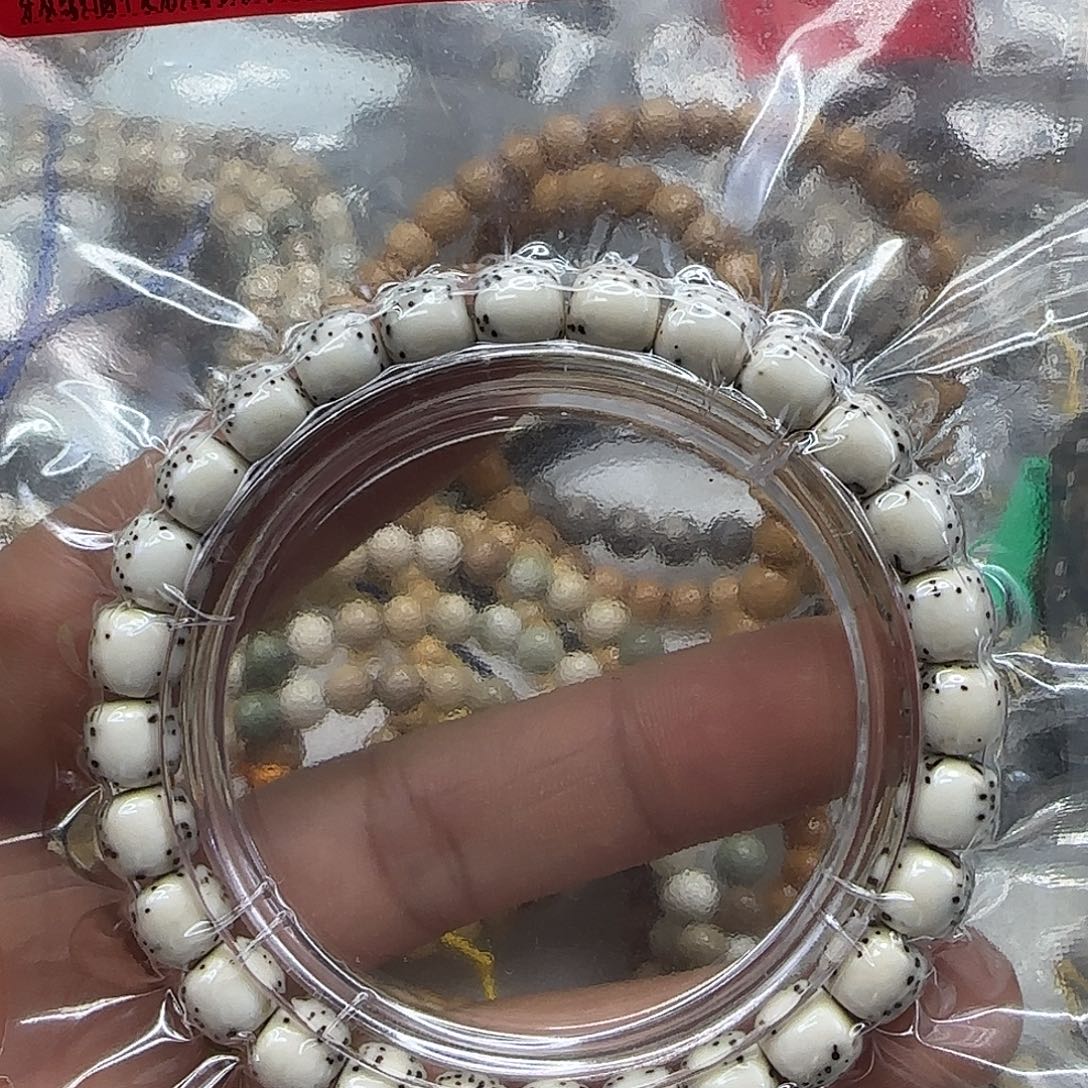 星月菩提手串125动地半壁留白87单圈河豚