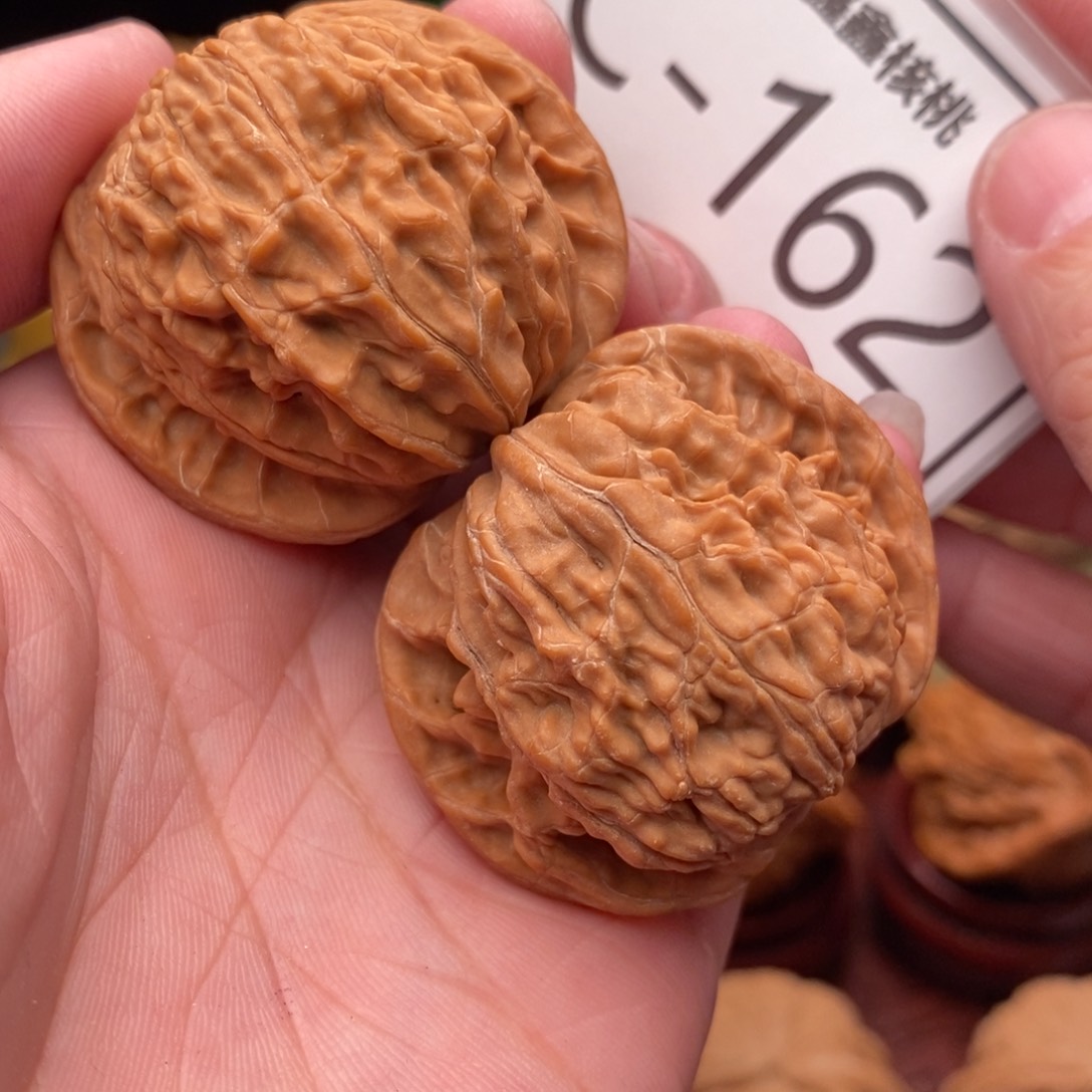 文玩核桃把件磨盘40