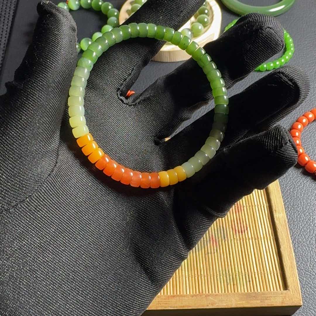 和田玉（碧玉）手串未镶嵌