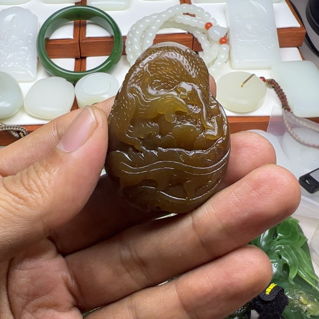 【闪购商品】和田玉挂件未镶嵌L****范