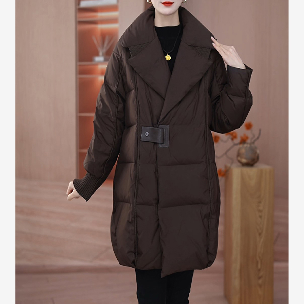 【羽绒服】卓妍2024年冬季新款气质时尚百搭显瘦加厚保暖羽绒服