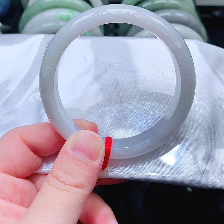 翡翠未镶嵌手镯0340