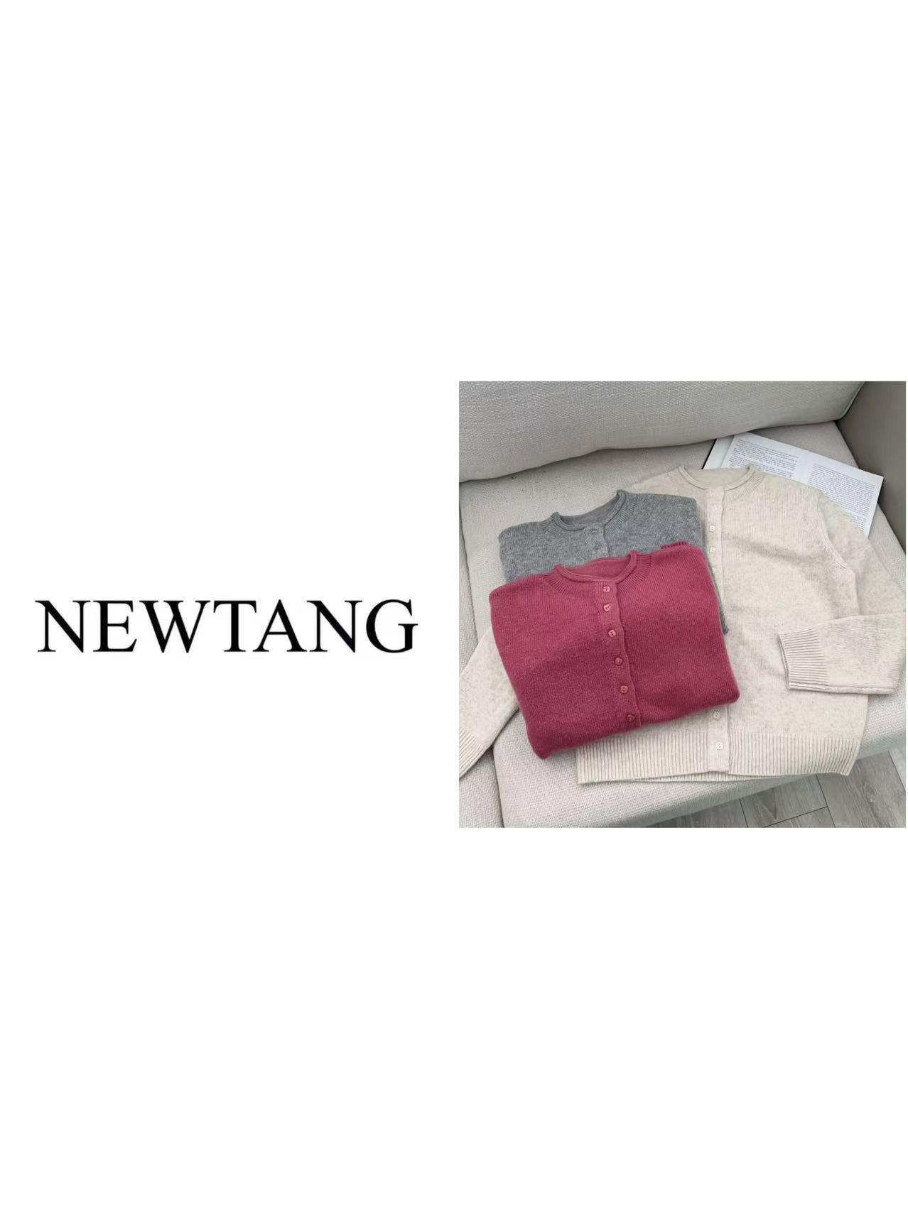 【奶油甜酪】1109女外穿长袖百搭上衣纯色半高领宽松显瘦毛衣