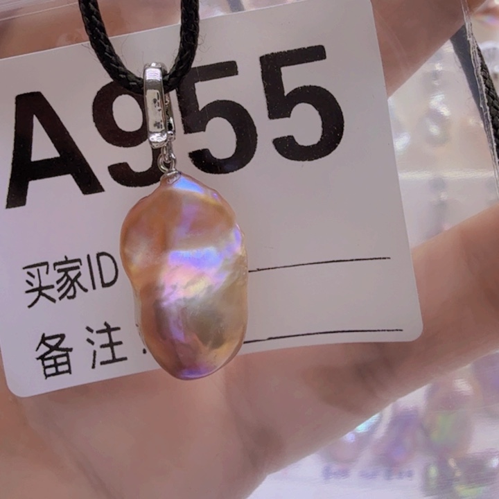 淡水珍珠银S925镶嵌颈饰