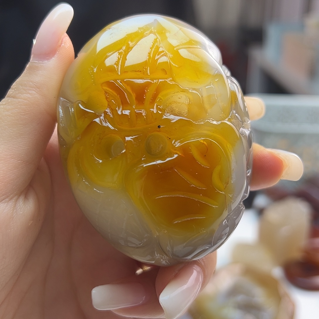 玛瑙/玉髓未镶嵌吊坠(不含链)