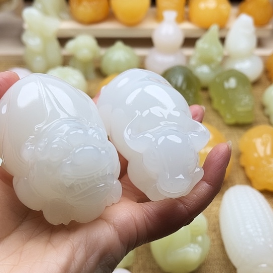 @***醒玉天然玉石手把件