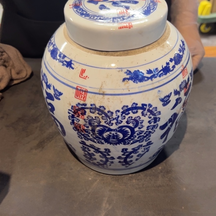 壶***满瓷片拾六家的瓷器瓷器