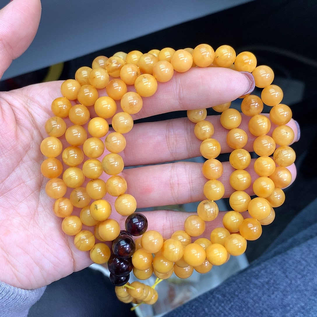 琥珀未镶嵌珠宝奇石7mm➕