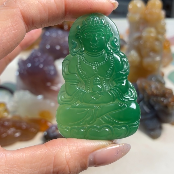 玛瑙/玉髓未镶嵌吊坠(不含链)