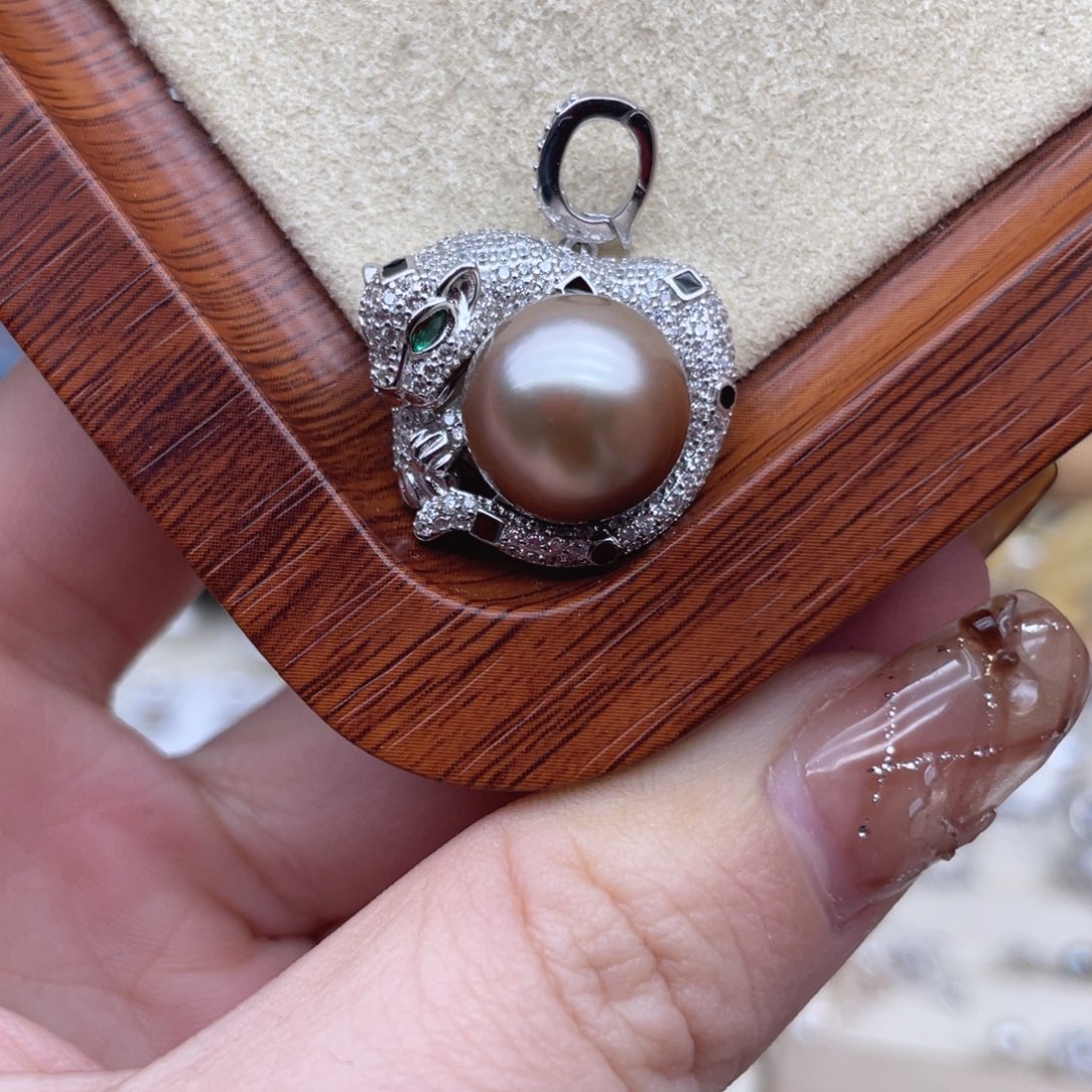 海水珍珠颈饰银S925镶嵌Z81