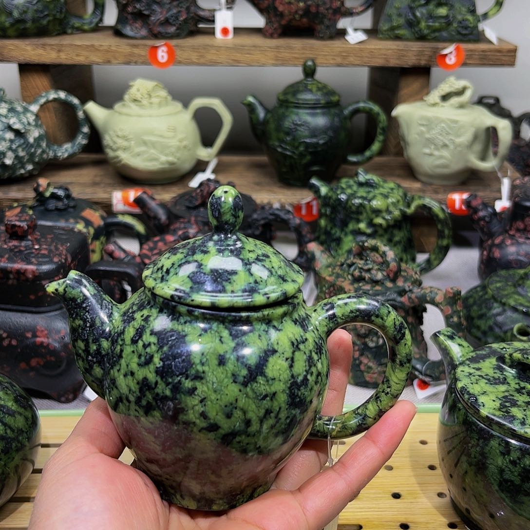 大***光藏玉药王石精品壶