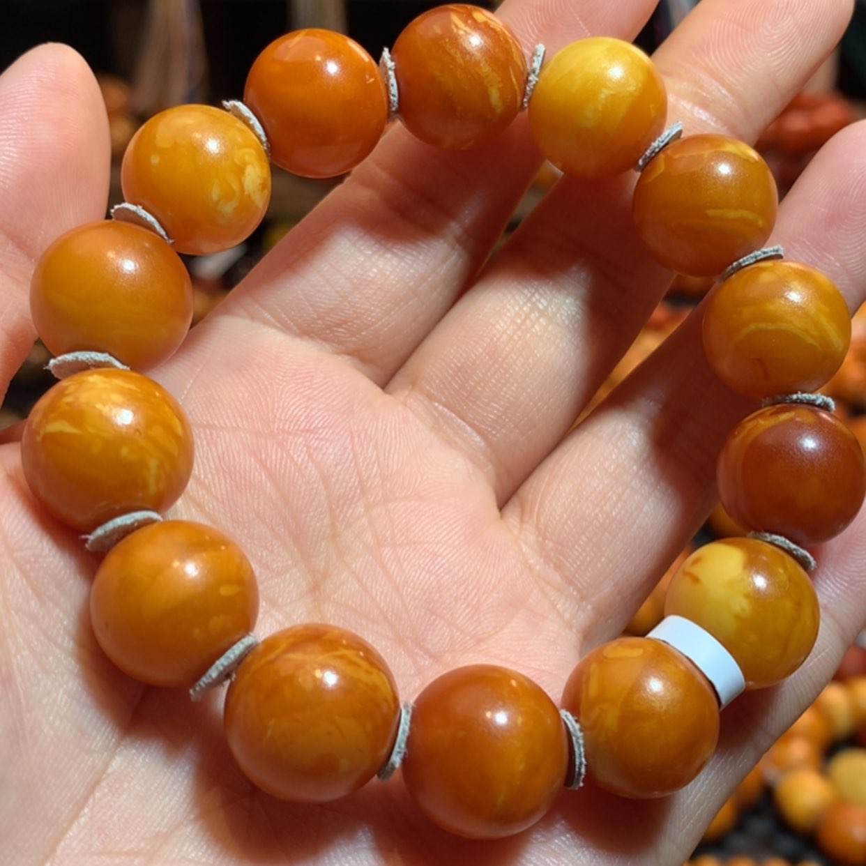 【闪购商品】手串蜜蜡未镶嵌蜜蜡手串