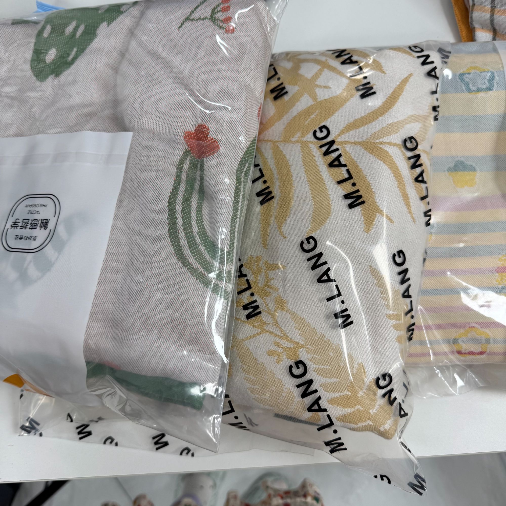 专享【京かわ会社】纱布冷感毯150*200不挑花色毯2